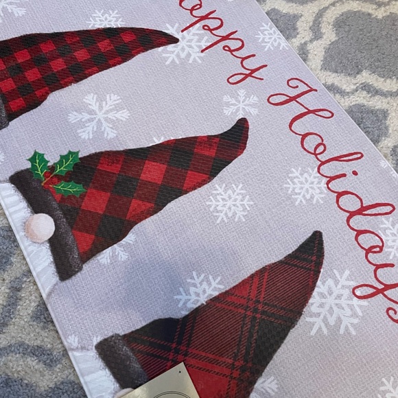 ⚡️ FLASH - Gnomes gray happy holidays mat - Picture 5 of 8